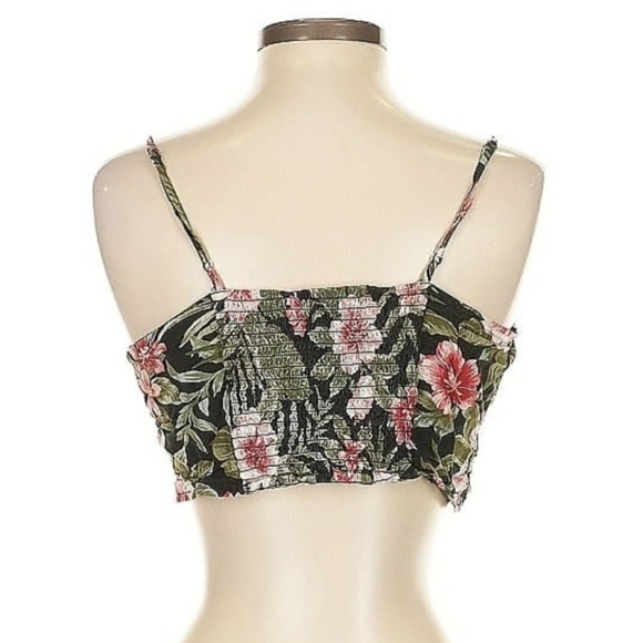 American Eagle Floral Crop Top Size Small - Picture 2 of 5